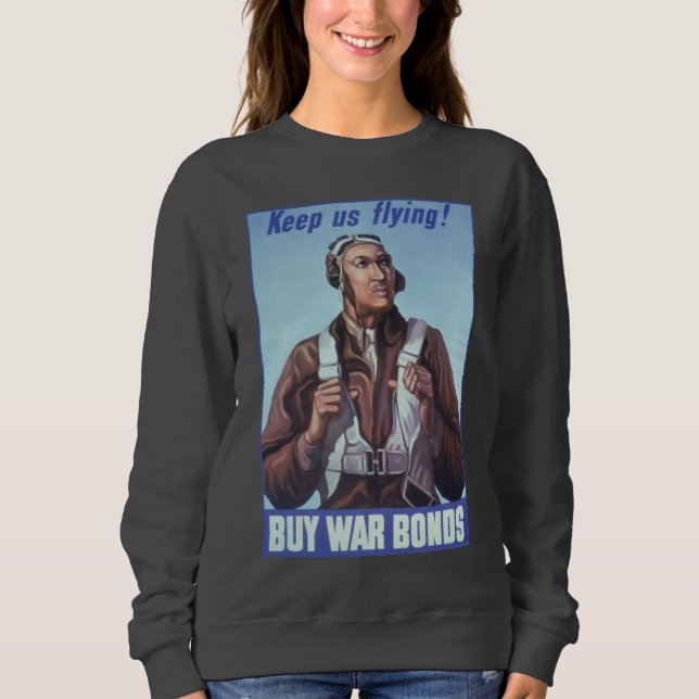 Camiseta Ícones da História Negra: Aviadores da Segunda Gue (Frente)