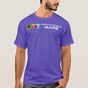 Camiseta Ícones de cores de Marte Transformante