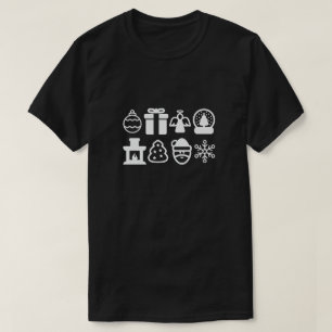 Camiseta Ícones de Natal