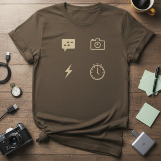 Camiseta Ícones de Streamer