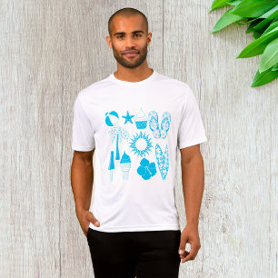 Camiseta Ícones de Sumário Ativo