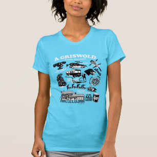 Camiseta Ícones e cotações das férias de Natal