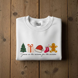 Camiseta Ícones Jesus É a Razão da Temporada 