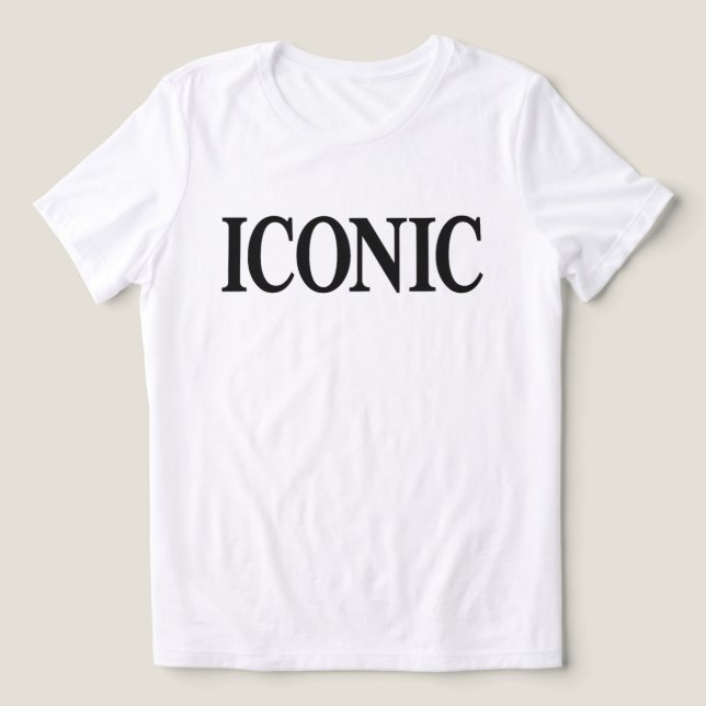 CAMISETA ICONIC (Design frontal)