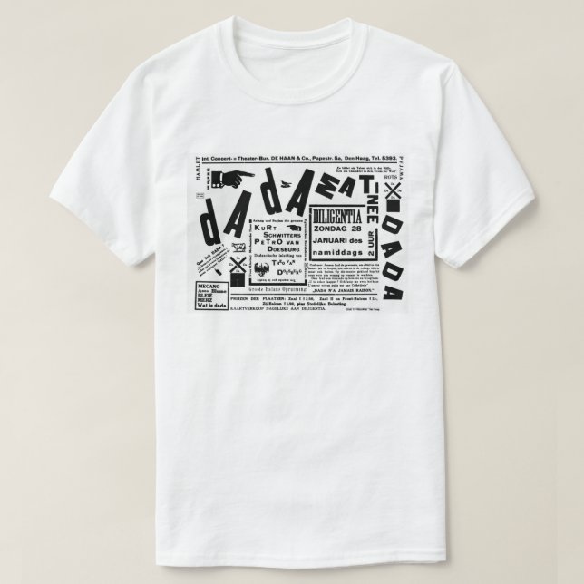 CAMISETA ICONIC DADA ART POSTER (Frente do Design)