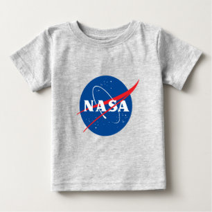 Camiseta Iconic NASA Baby Mercury Cinza T Shirt
