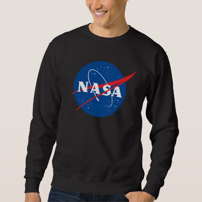 Camiseta Icônica da NASA (Eclipse Black) (Frente)