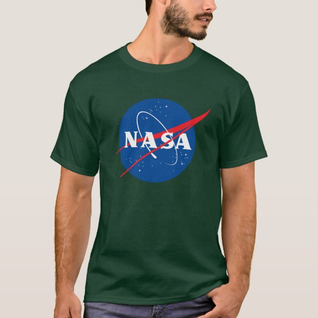 Camiseta Icônica de Algodão Pesado da NASA (Aurora (Frente)