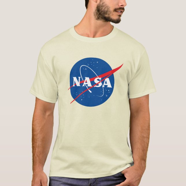 Camiseta Icônica de Algodão Pesado da NASA (Pluto  (Frente)
