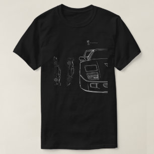 Camiseta Icônica F 40 Destaque   Pistola e rosca