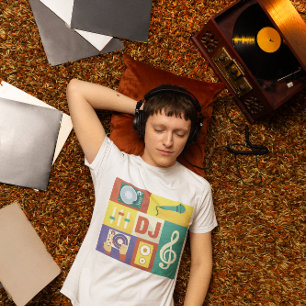 Camiseta Icônico de Jóquei em Disco Profissional Projetad