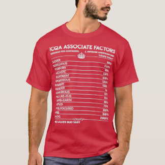 Camiseta Icqa Associate Icqa Associate Icqa Facto