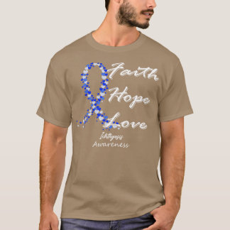Camiseta Ictiose Sensibilização Fé Esperança Amor Nesta Fam