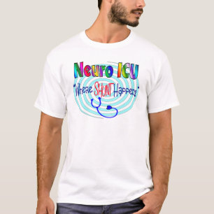 Camiseta ICU NEURO "onde a DERIVAÇÃO acontece "