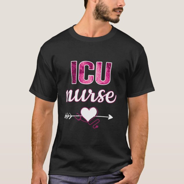 Camiseta Icu Nurse Intensive Care Unit Nurse Icu Nursing (Frente)