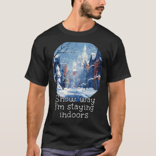 Camiseta Icy City for Snow and Winter Season Lovers in Metr