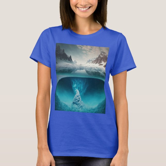 Camiseta Icy Mountain View (Frente)