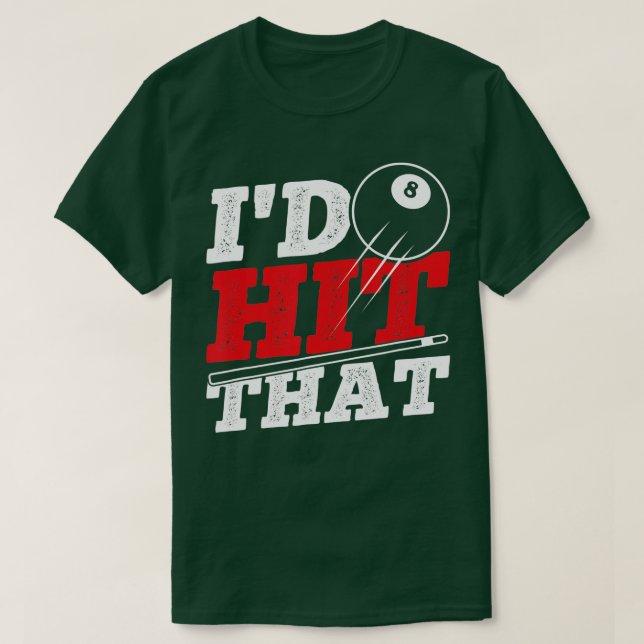 Camiseta Id Atingiu Os Bilhetes De Piscina Cue (Frente do Design)