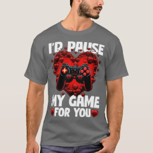 Camiseta Id Do Jogador Pausar Meu Jogo Para Você2