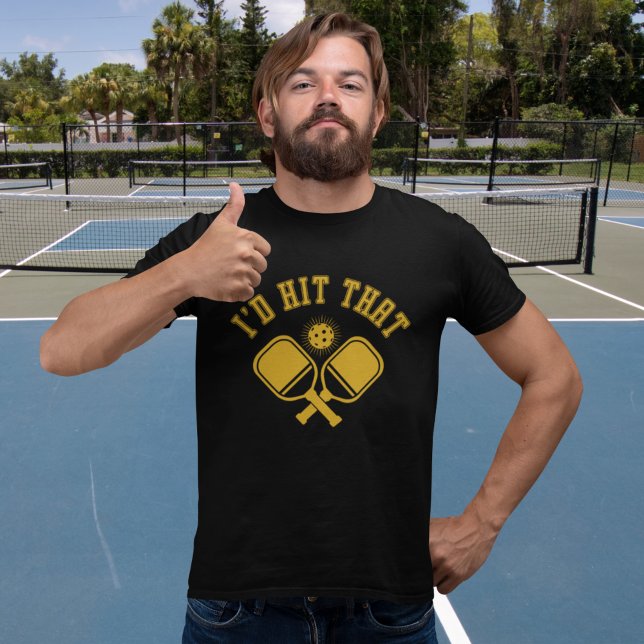 Camiseta I'd Hit That Funny Pickleball  (Criador carregado)