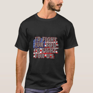 Camiseta Id Lutar Por Nós Patriotismo Americano Patriótico