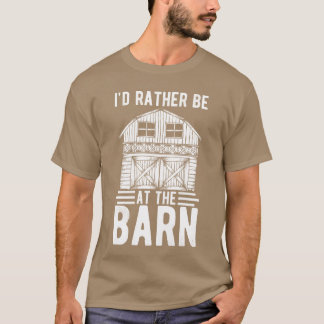 Camiseta Id Preferencialmente Be Athe Barn Horserainer boy