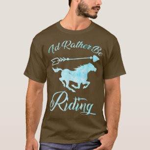 Camiseta ID PREFERENCIALMENTE BE RIDING Horses Rider Girls 