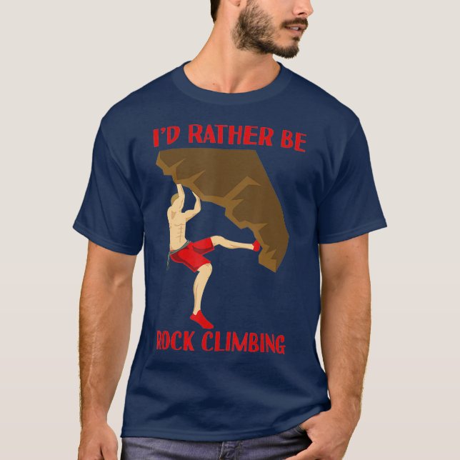 Camiseta Id Preferencialmente Be Rock Escaldering Boulderin (Frente)