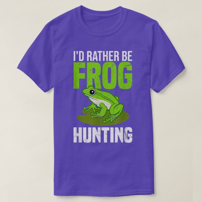 Camiseta Id Preferencialmente Be Sapo Hunting (Frente do Design)