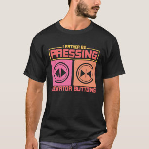 Camiseta Id Preferencialmente Estará Pressionando Botões El