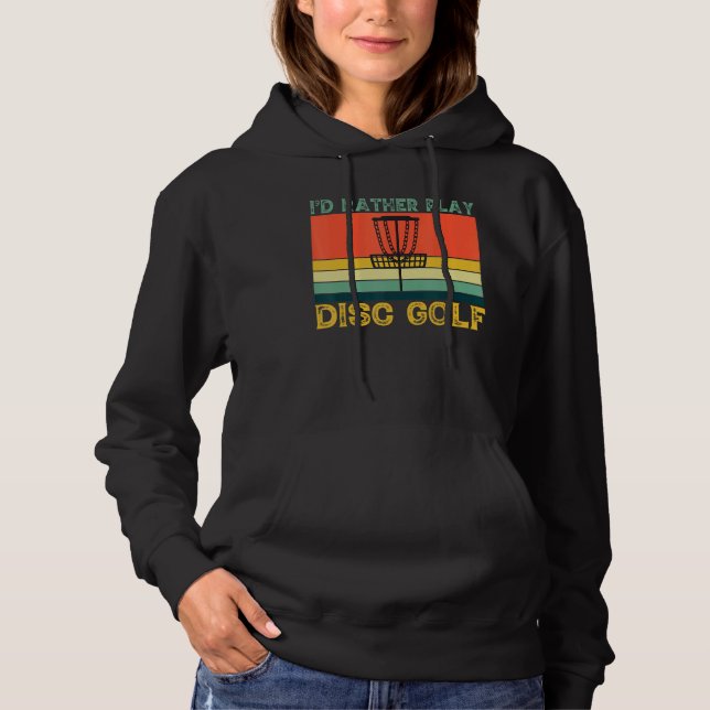 Camiseta Id Preferencialmente Jogar Pão De Golfe De Disco (Frente)
