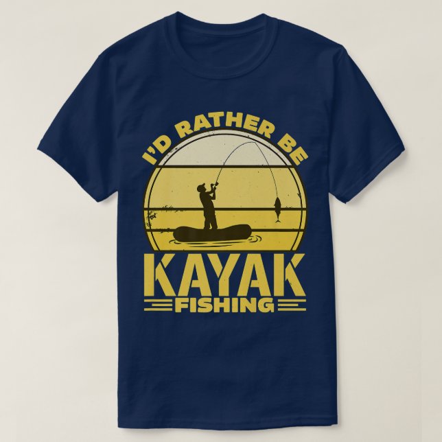 Camiseta Id Preferencialmentes Be Kayak Pescaria (Frente do Design)