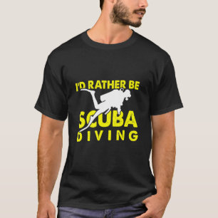 Camiseta Id Preferencialmentes Be Scuba Merging Oceano