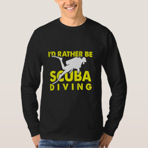 Camiseta Id Preferencialmentes Be Scuba Merging Oceano