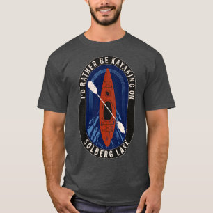 Camiseta Id Preferencialmentes Ser Kayaking No Lago Solberg