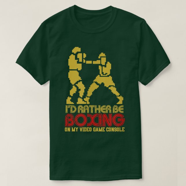 Camiseta I'd Rather Be Boing on My Video Game Console Gamer (Frente do Design)
