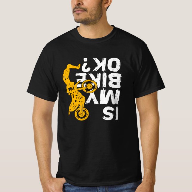 Camiseta I'D Rather Be Riding Dirt Bike Riders Bikers (Frente)