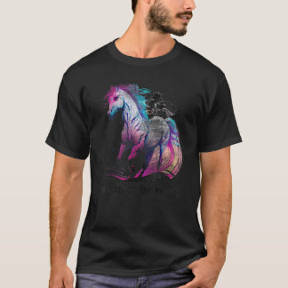 Camiseta i'd rather be riding, horse Equestrians Horseback