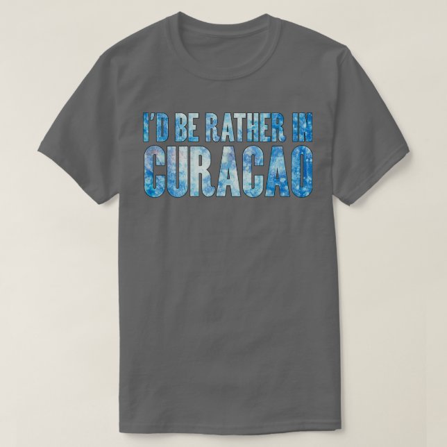 Camiseta Id ser preferencialmente em Curacao (Frente do Design)