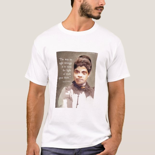 Camiseta Ida B Wells E Citação "Verdade" (Frente)