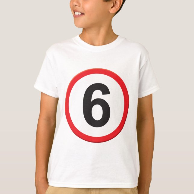 Camiseta Idade 6 (Frente)