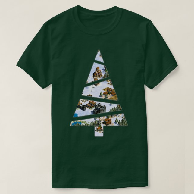 Camiseta Idade da Árvore de Natal dos Impérios (Frente do Design)