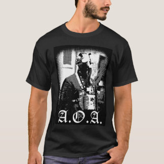 Camiseta Idade da máscara de gás da agressão