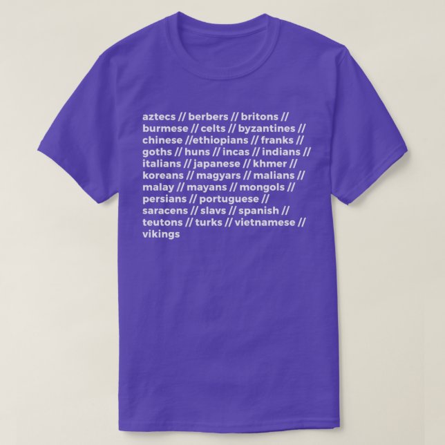 Camiseta Idade das Fontes do Mundo de Impérios (Frente do Design)