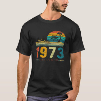 Camiseta Idade Do Presente De 50 Anos, 1973, Feita Em 1973 