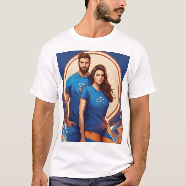 Camiseta Idade, gênero, interesses e preferências de estilo (Frente)