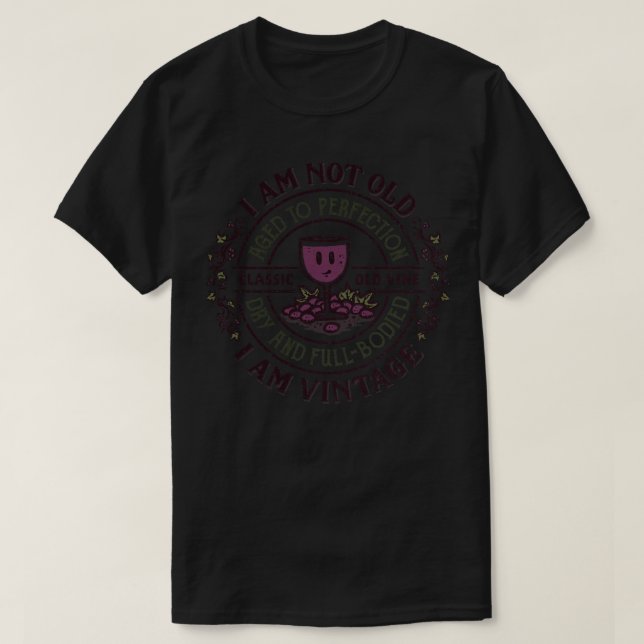 Camiseta Idade para Perfecção (Frente do Design)