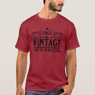 Camiseta Idade para Perfecção Aniversário