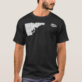Camiseta Idaho Atira Arma Natural Da Árvore Pinheira
