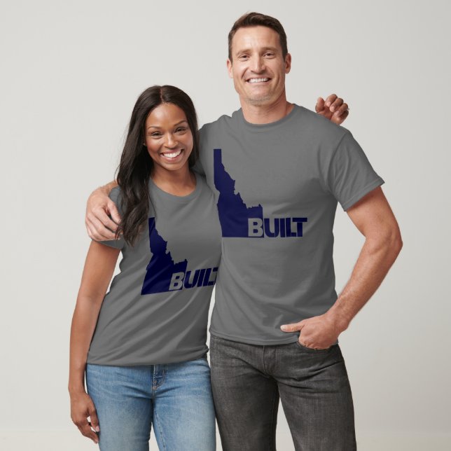 Camiseta Idaho Construído Clássico (Azul Escuro) (Unissex)